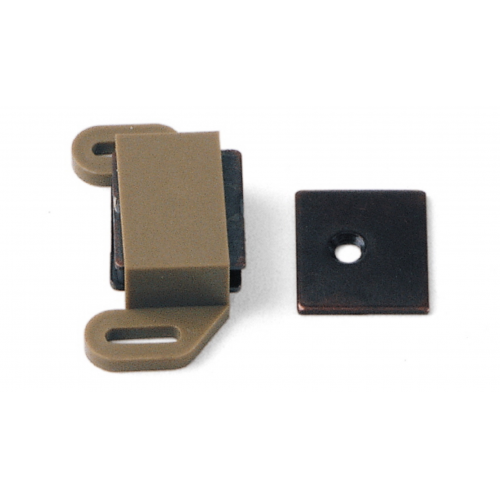 Laurey 04401 Tan Plastic Magnetic Catch