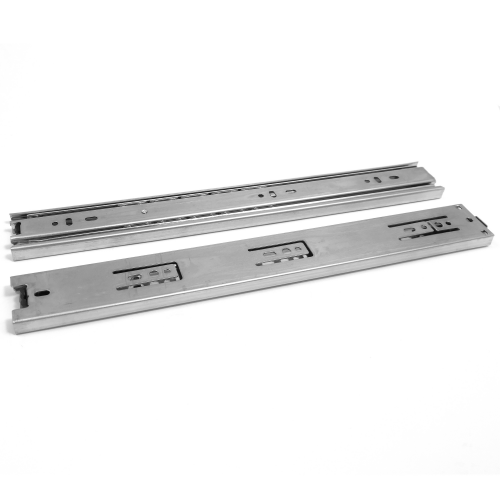 Laurey Unichrome Ball Bearing Full Extension Side Mount Drawer Slide 14" - Pair - 10614