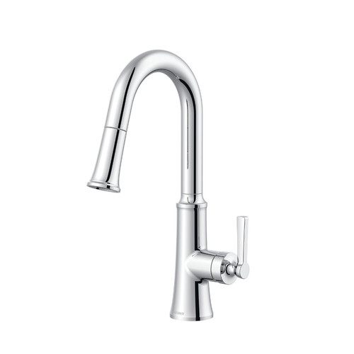 Gerber Northerly Single Handle Pull-Down Prep Faucet w/ Snapback 1.75gpm - Chrome - D150579