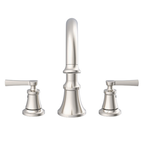 Gerber Northerly Two Handle Roman Tub Faucet Trim Kit w/out Spray - Brushed Nickel - D300979BNT