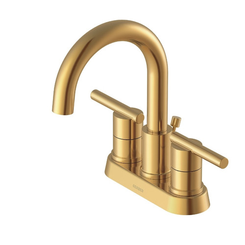 Gerber D307158BB Parma Two Handle Centerset Lavatory Faucet w/ Metal Pop-Up Drain 1.2gpm - Brushed Bronze