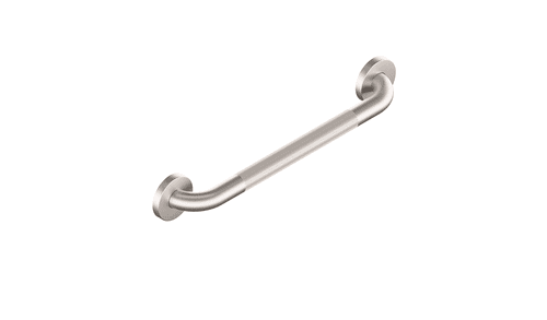 Healthcraft Easy Mount 1.25-in x 18-in Knurled Grab Bar - Stainless Steel - GB-18-SK