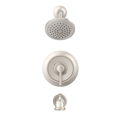 Gerber Northerly Single Handle Tub & Shower Trim Kit & Treysta Cartridge 1.75gpm - Brushed Nickel - D501079BNTC