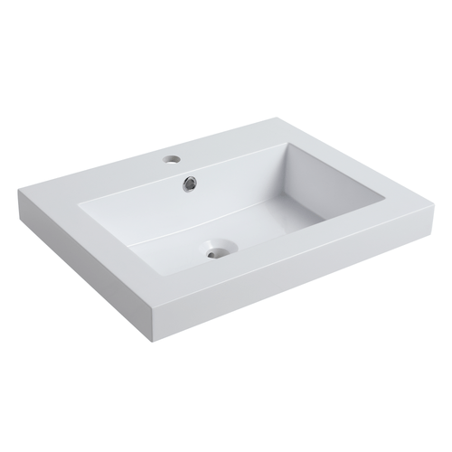 Fine Fixtures VET2018W 20" X 18" Vanity Sink Gel Coated 2.5"  - White