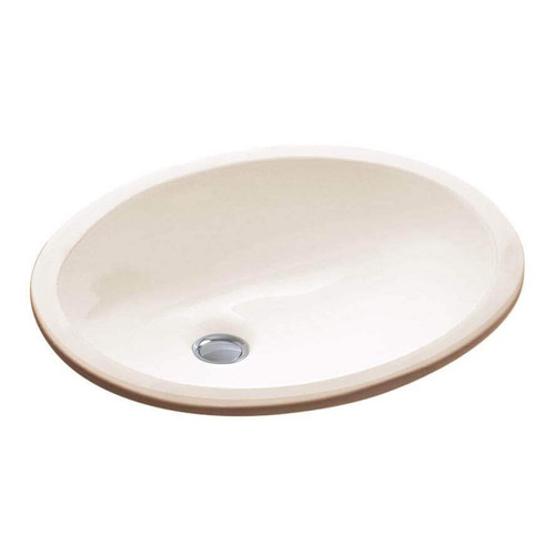 Fine Fixtures Undermount 17 X 14 Lavatory sink With Clips Biscuit - UM1714BI