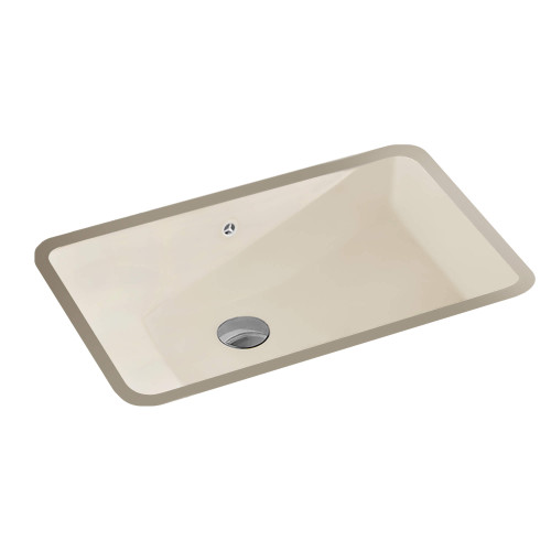 Fine Fixtures Undermount 18 X 12 Lavatory Sink With Clips Biscuit - UM1812BI