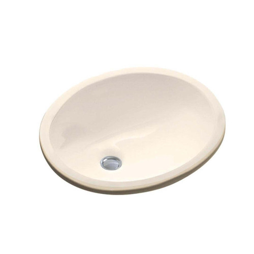 Fine Fixtures UM1512BI 15 X 12 Undermount Lavatory Sink With Clips Biscuit