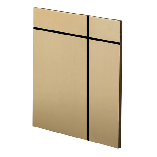 Fine Fixtures Shawbridge Handle For 24"-30"-36" Vanity - Satin Brass - SHHA1SB