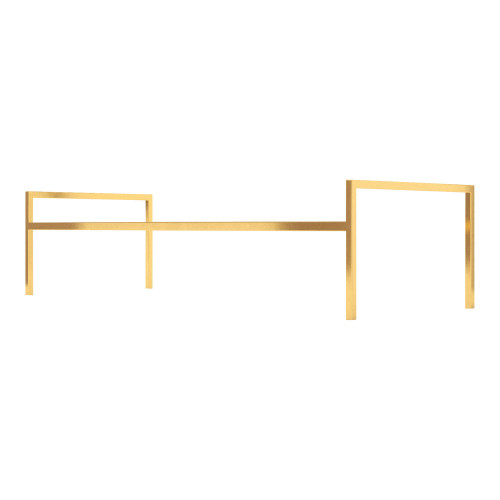 Fine Fixtures SHLG36SB Shawbridge Leg / Base 36" Wide - Satin Brass