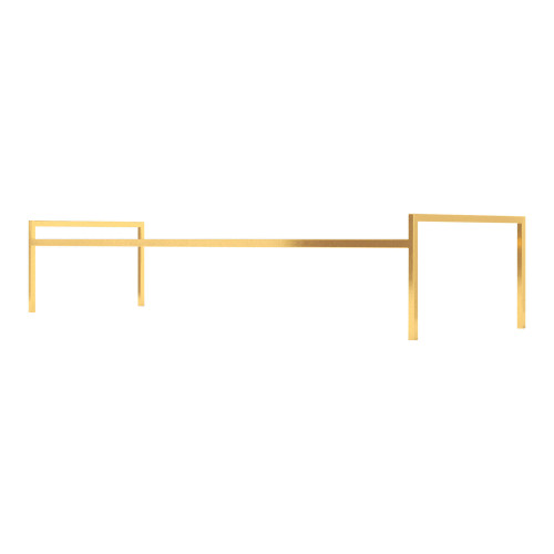 Fine Fixtures SHLG48SB Shawbridge Leg / Base 48" Wide - Satin Brass