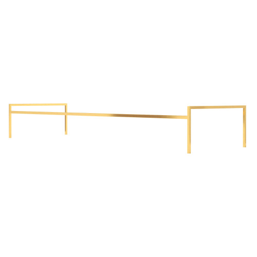 Fine Fixtures SHLG60SB Shawbridge Leg / Base 60" Wide - Satin Brass