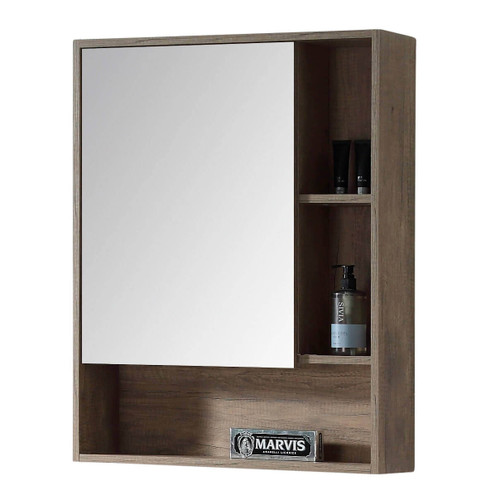 Fine Fixtures SHMC24GR-L Shawbridge Medicine Cabinet 24" Wide - Shadow Grey, Left Hand