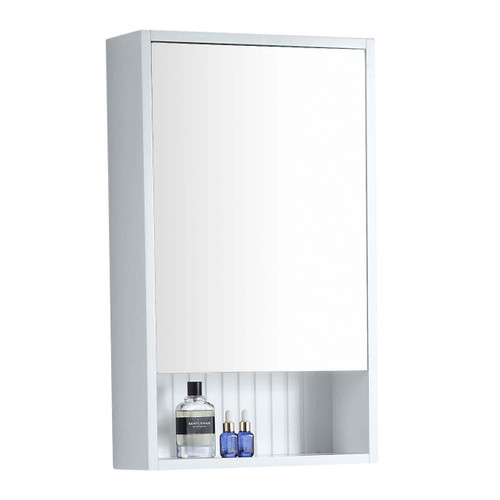 Fine Fixtures VNMC18WH Venezian Medicine Cabinet 18" Wide - Matte White