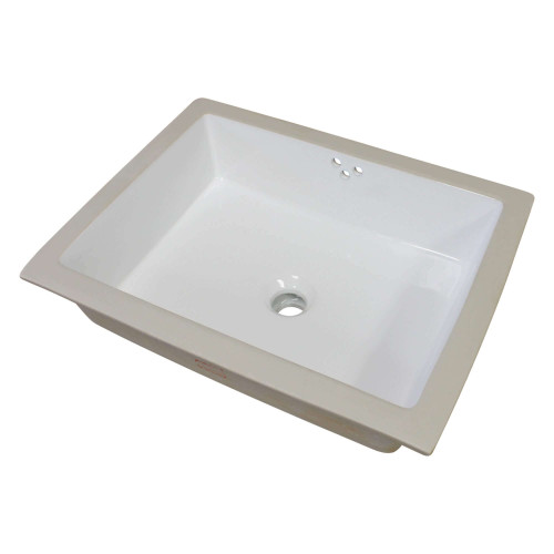 Fine Fixtures UM1713W Square Undermount Sink 17.25" X 13" (Inner Dims) - White