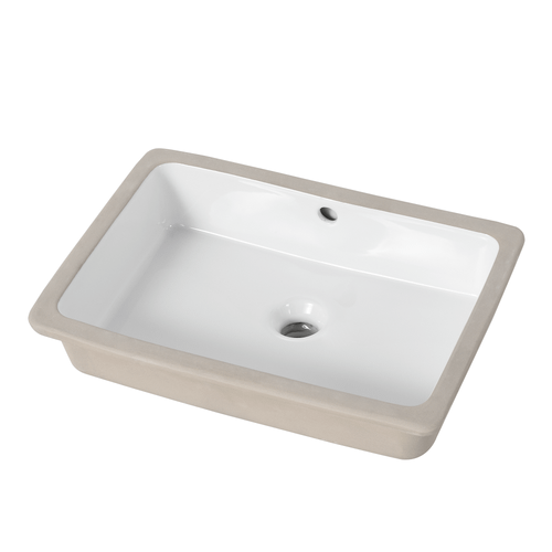 Fine Fixtures Undermount Sink 17" X 11" - White - UM1711W