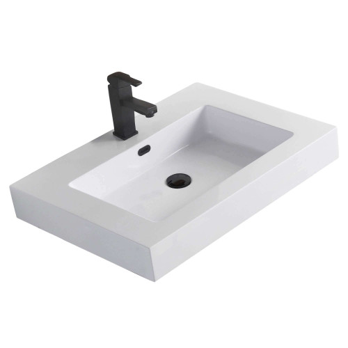 Fine Fixtures Gel-Coated Sink 30 Inch X 18 Inch - White - VEA3018W