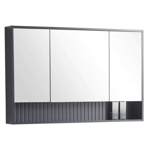 Fine Fixtures Venezian Medicine Cabinet 45 Inch Wide - Rock Grey - VNMC45RG