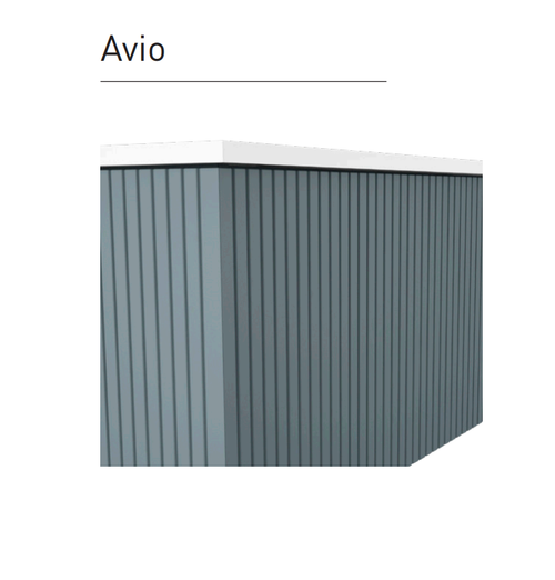 Lucena Bari 24 Inch Single Drawer Wall Mounted Floating Vanity Cabinet Only - Avio Color - 87241