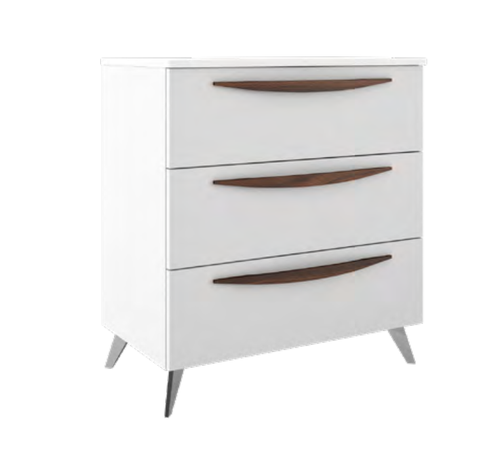 Lucena Arco Three Drawer Vanity Cabinet Only 40" W x 34" H x 18" D - White Color - 87177