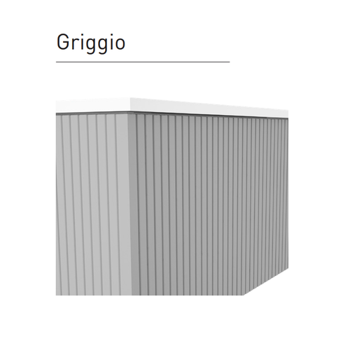 Lucena Bari Single Drawer Wall Mounted Floating Vanity Cabinet Only 40" W x 16" H x 18" D - Griggio Color - 70844