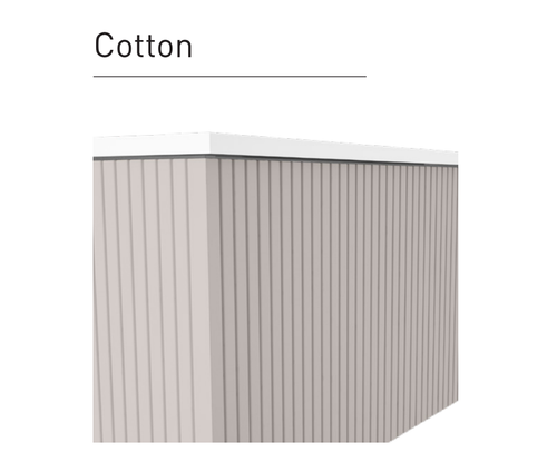 Lucena Bari Single Drawer Wall Mounted Floating Vanity Cabinet Only 40" W x 16" H x 18" D - Cotton Color - 70834