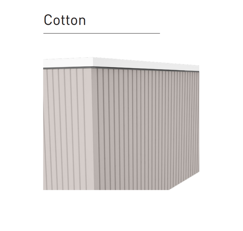 Lucena Bari Single Drawer Wall Mounted Floating Vanity Cabinet Only 24" W x 16" H x 18" D - Cotton Color - 70832