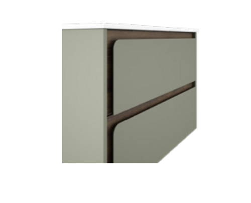 Lucena Bath 71750 40" 2 Drawer Green/Musgo and Valenti Cordoba Vanity