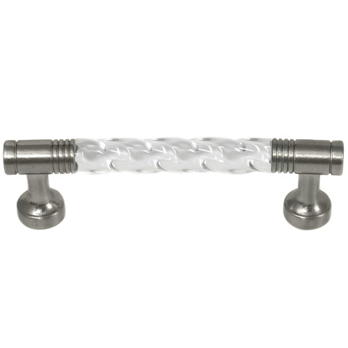Laurey 3" Acrystal Pull - Acrylic W/ Satin Pewter Legs - 82959