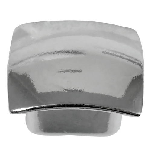 Laurey 74526 1 1/2" Square Knob - Aventura - Polished Chrome