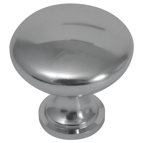 Laurey 54626 1 3/8" Hollow Steel Knob - Polished Chrome