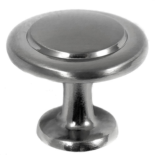 Laurey 57028 1 3/8" Knob Newport Satin Nickel