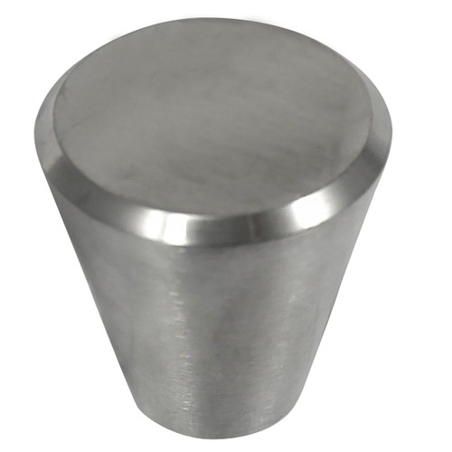 Laurey 89101 Melrose Stainless Steel Cone Knob - 1 1/4"