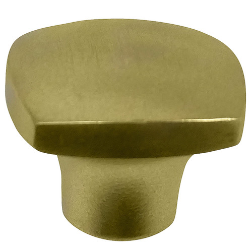 Laurey 74410 1 1/4" Square Knob - Aventura - Champagne Brass