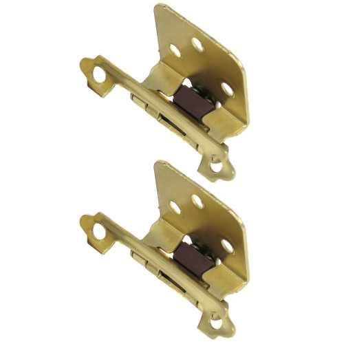 Laurey No Inset Self-Closing Hinge - Polished Brass - 28737