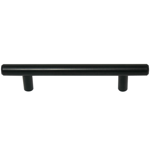 Laurey 87220 Steel T-Bar Pull - Matte Black - 4"