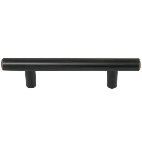 Laurey Steel T-Bar Pull - Oil Rubbed Bronze - 192mm C/C - 241mm O/A - 7.56 Inches - 87466