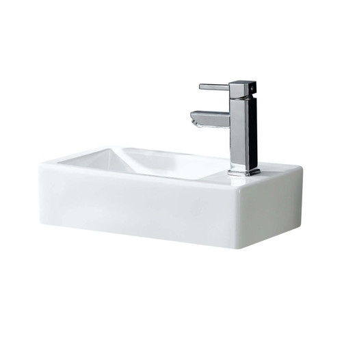 Fine Fixtures Wall Hung Sink 18" X 11" - White - WH1811W