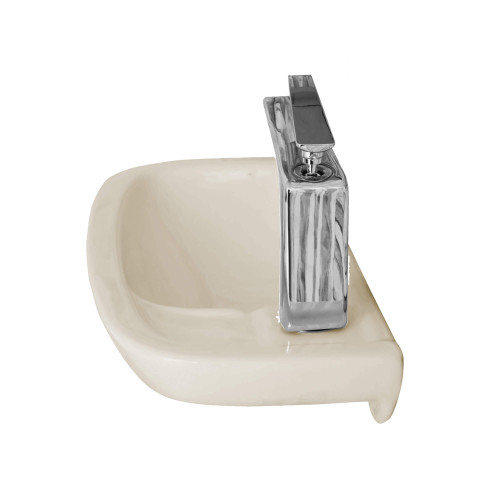 Fine Fixtures Wall Hung Sink 20" X 10" - Biscuit Color With Brackets - WH2010BI