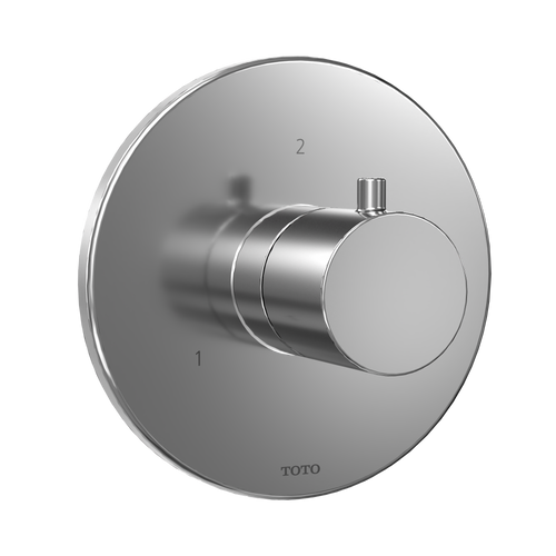 TOTO® Round Two-Way Diverter Shower Trim, Polished Chrome - TBV01103U#CP