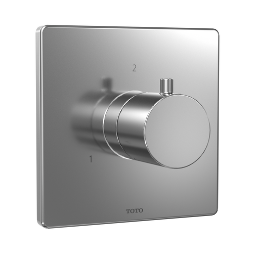 TOTO® Square Three-Way Diverter Shower Trim, Polished Chrome - TBV02104U#CP