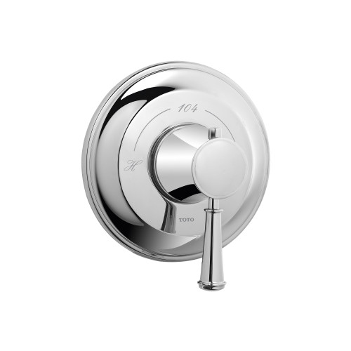 TOTO® Vivian Lever Handle Thermostatic Mixing Valve Trim, Polished Chrome - TS220T#CP