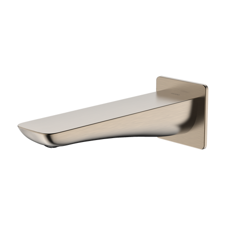 TOTO® Modern S Wall Tub Spout, Brushed Nickel - TBG02001U#BN