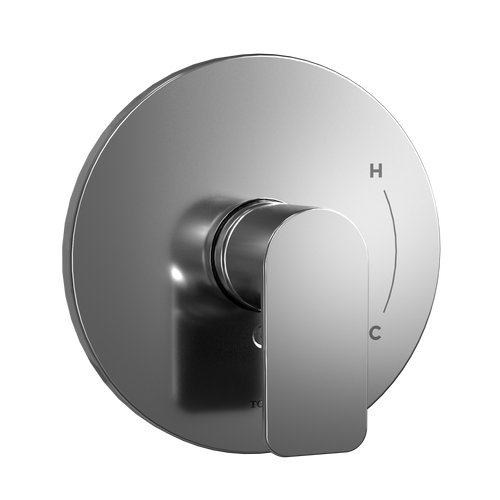TOTO® Oberon® Round 7 Inch Pressure Balance Valve Shower Trim, Polished Chrome - TS362P#CP