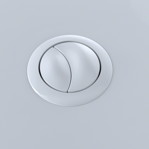 TOTO® Aquia 1Pc Push Button Cst654 53Mm - Cotton White - THU340#01 TOTO® Aquia 1Pc Push Button Cst654 53Mm - Cotton White - THU340#01