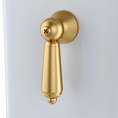 TOTO® Trip Lever (Side Mount) - Satin Brass For Carrollton, Dartmouth, Promenade, Whitney Toilet Tank - THU141#SB