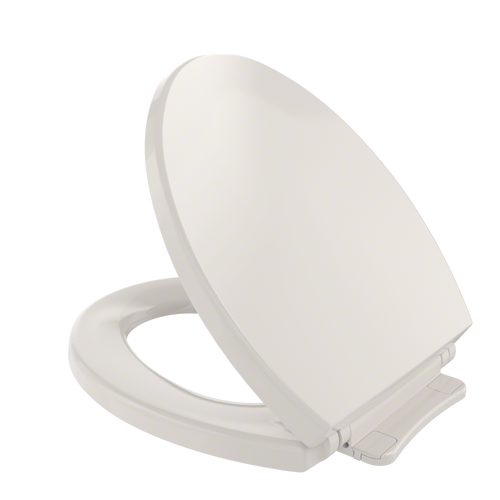 TOTO® SoftClose® Non Slamming, Slow Close Round Toilet Seat and Lid, Sedona Beige - SS113#12