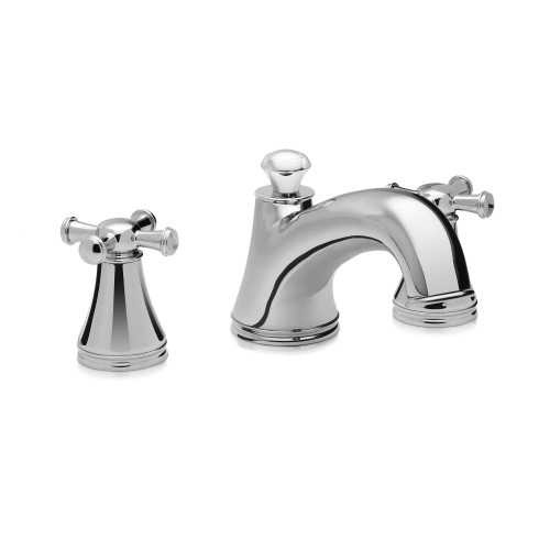 TOTO® Vivian Two Cross Handle Deck-Mount Roman Tub Filler Trim, Polished Chrome - TB220DD#CP