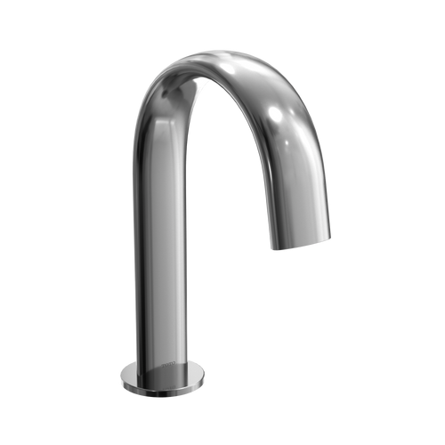 TOTO® Gooseneck ECOPOWER® 0.35 GPM Touchless Bathroom Faucet with Mixing Valve, 20 Second On-Demand Flow, Polished Chrome - T24S32EM#CP