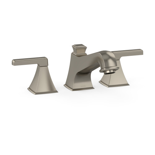 TOTO® Connelly® Two Handle Deck-Mount Roman Tub Filler Trim, Brushed Nickel - TB221DD#BN