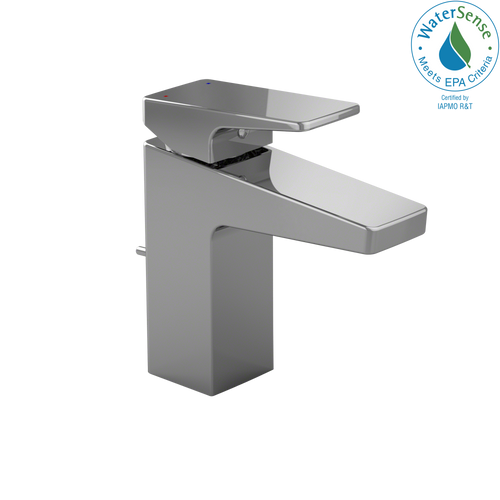 TOTO® Oberon F Single Handle 1.5 GPM Bathroom Sink Faucet, Polished Chrome - TL370SD#CP